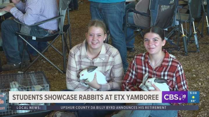 East Texas students compete in Yamboree Rabbit Show
