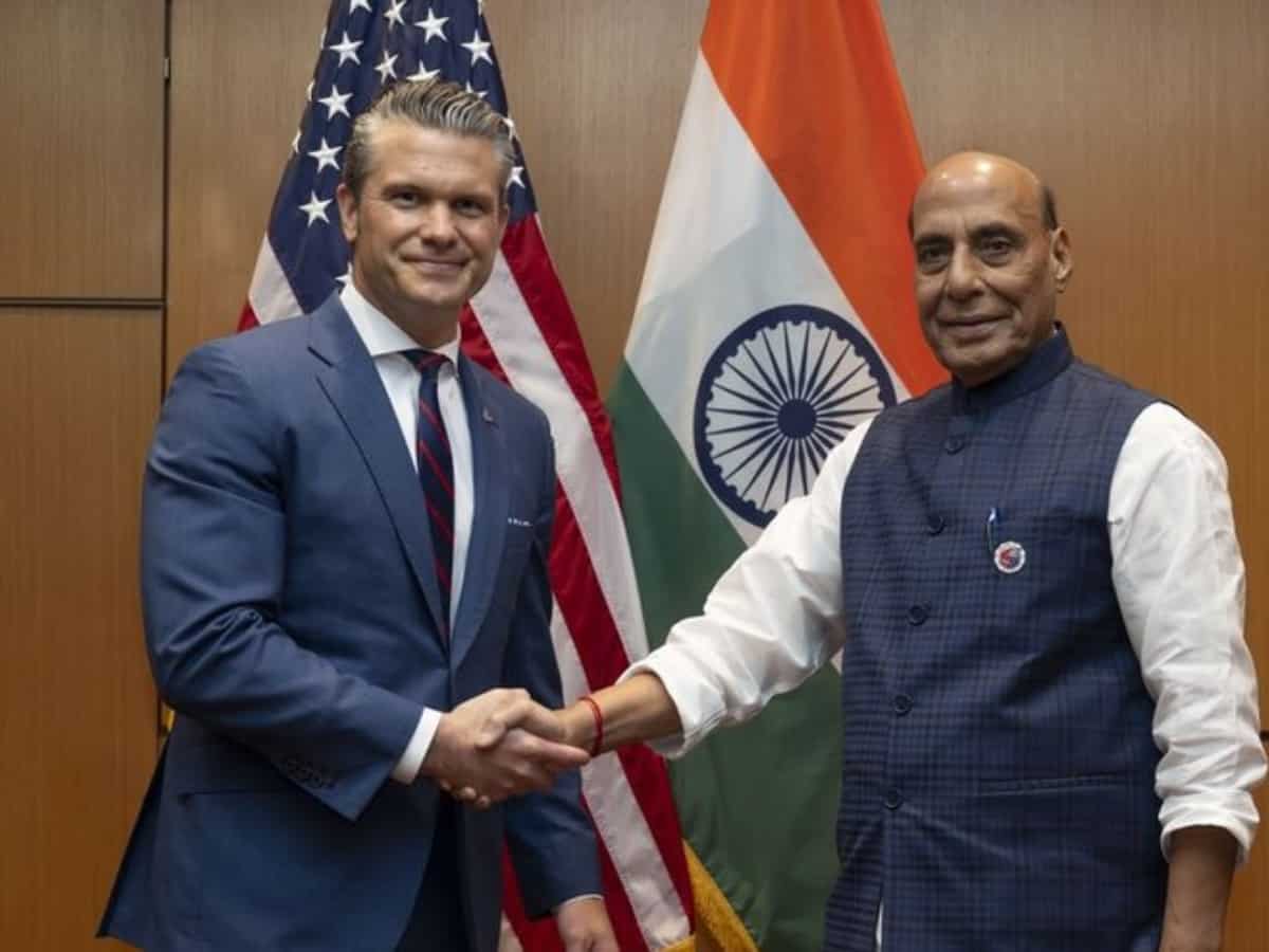 Rajnath Singh, US War Secretary Hegseth ink 10-year defence partnership framework