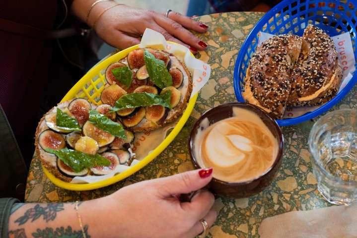 Cafe Brusco brings bagels with a seasonal edge to Berkeley