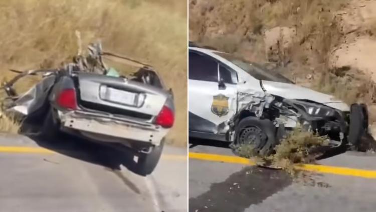 Encontronazo en la carretera a Cuauhtémoc