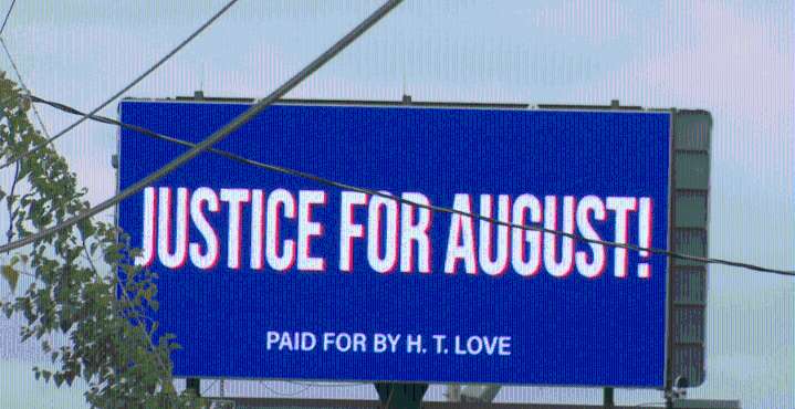 Billboard supporting injured Deshler student put up anonymously