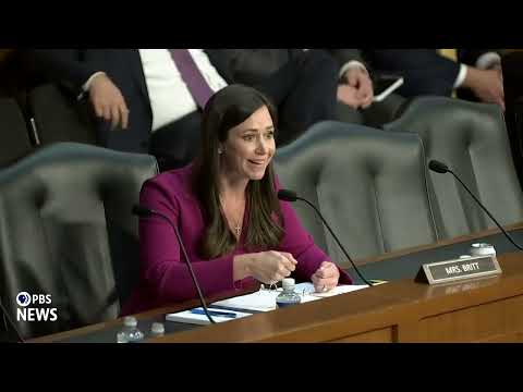 WATCH: Sen. Britt questions Attorney General Pam Bondi on Justice Department in Trump's 2nd term