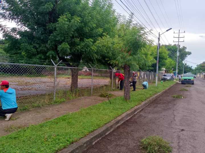 Dirección de Servicios Públicos activa plan de limpieza en el Colegio de Médicos Veterinarios
