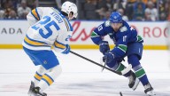 Canucks fall to Blues despite pair of goals from Sherwood