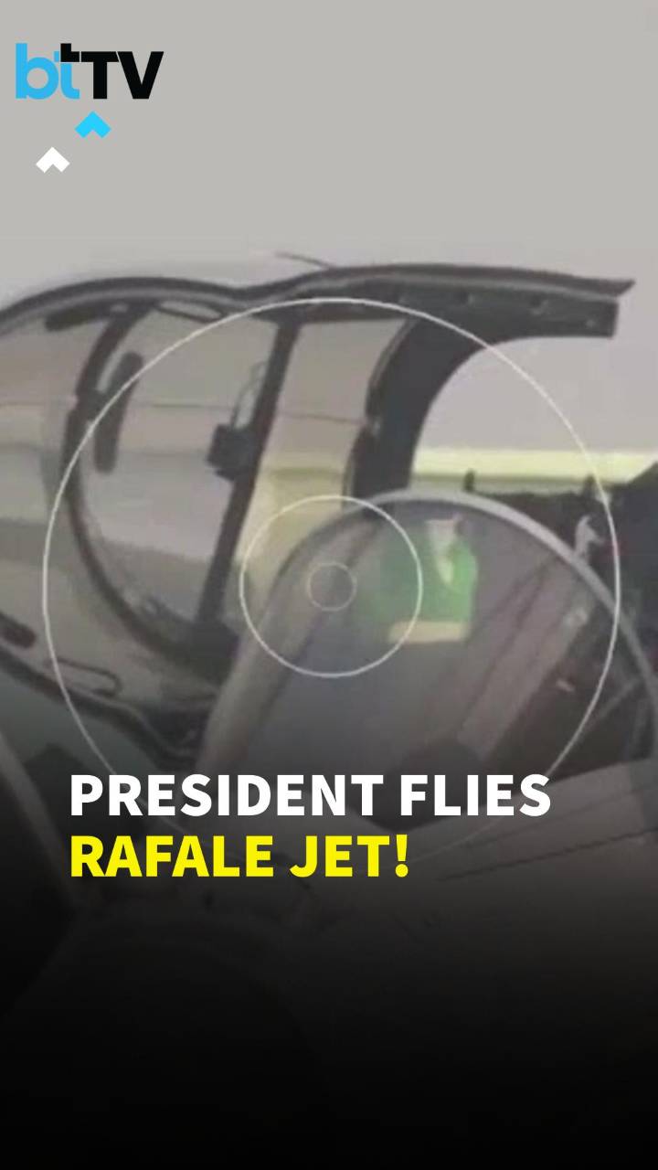 President Droupadi Murmu Flies In Rafale Fighter Jet From Ambala Air Force Station