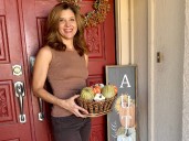 I live in Arizona, where it can be 100 degrees in the fall. I still decorate with pumpkins and fake leaves.