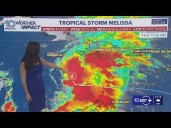 Tracking the Tropics: Tropical Storm Melissa expected to bring flooding to Jamaica, Hispaniola