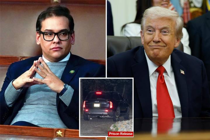 Ex-Rep. George Santos evokes 'Jesus Christ on the cross,' slams critics of Trump's pardon