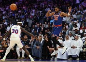 Los Knicks vuelven a ganar a los 76ers y conquistan Abu Dabi