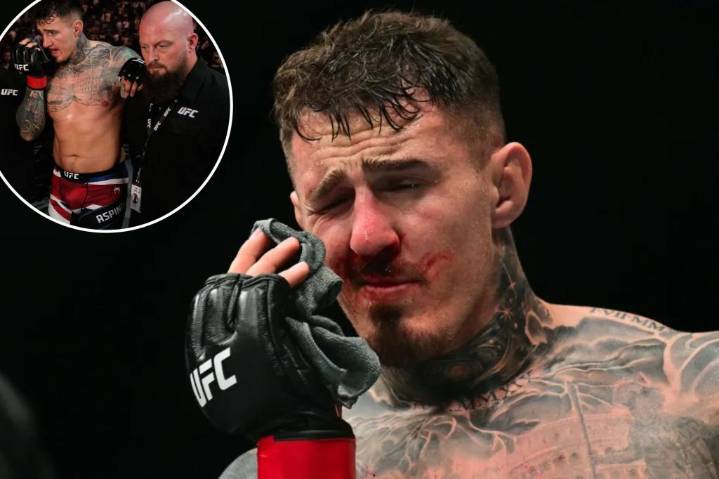 Tom Aspinall-Ciryl Gane UFC 321 bout ends in controversy