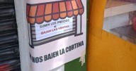 Tienditas protestan contra alza de impuestos