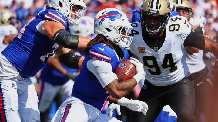 Bills run game meets Patriots run defense in battle of strength vs. strength