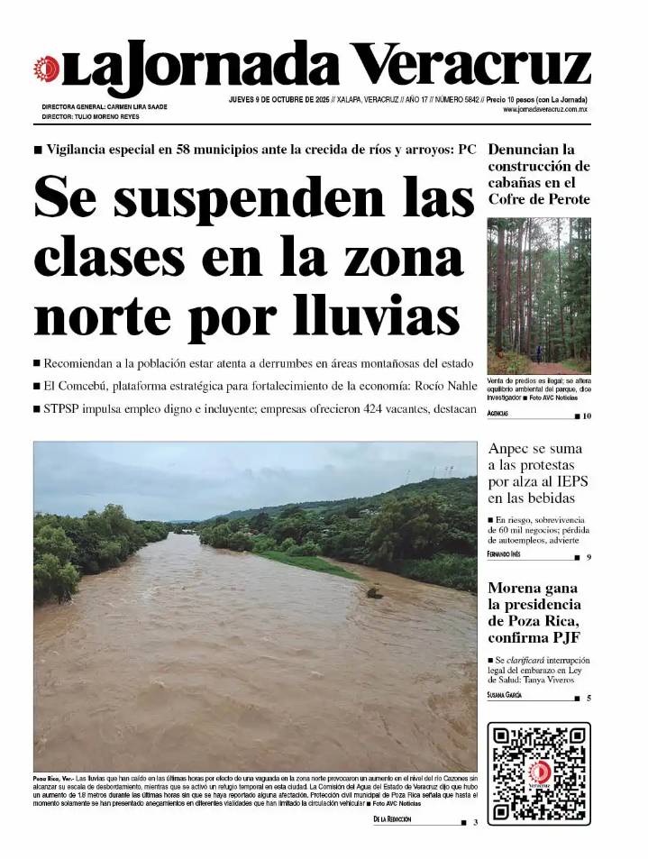 Portada del 9 de octubre de 2025