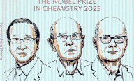 Premio Nobel de Química 2025 para Kitagawa, Robson y Yaghi