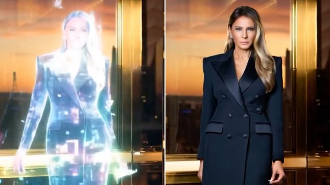 Melania Trump shares AI body double sparking speculation it will stand in for her