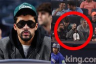 Momento exacto en el que Bad Bunny atrapó un foul durante el Blue Jays vs Yankees