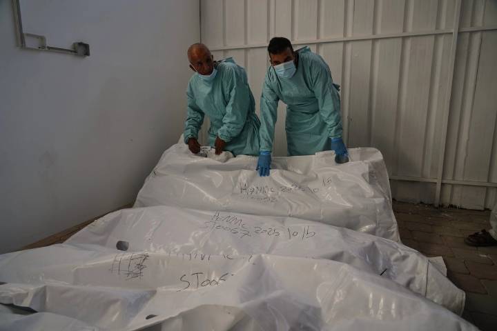 Israel devuelve a Gaza cuerpos de 45 palestinos