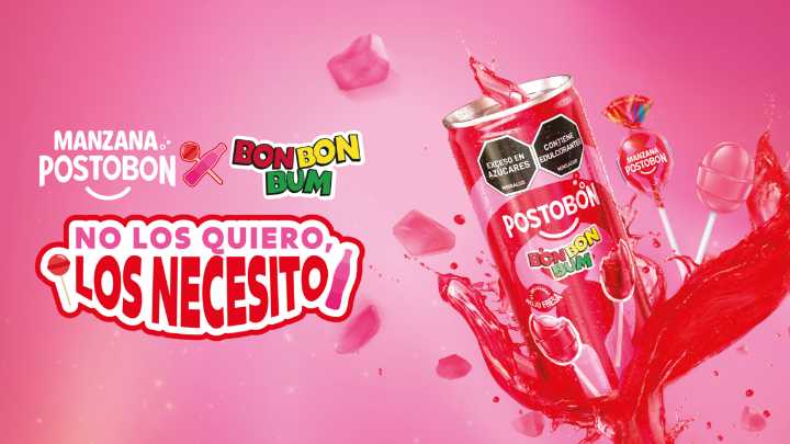 Manzana Postobón y Bon Bon Bum lanzan edición limitada conjunta en chupeta y gaseosa; ¿de qué se trata esta colaboración?