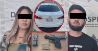 Pareja detenida con arma de fuego en El Roble