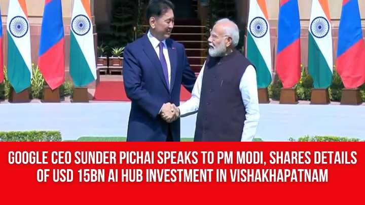 Prime Minister Narendra Modi meets Mongolian President Khurelsukh Ukhnaa
