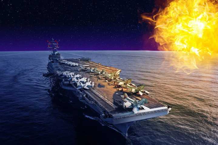 How 200 sailors witnessed ‘fiery UFO orb’ floating above deck of US Navy aircraft carrier… and it's never been explained