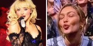 Sabrina Carpenter Jokingly Arrests Gigi Hadid at Her Concert