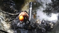 Marina contiene derrame de hidrocarburos en el río Pantepec, en Veracruz