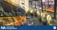Relatos salvajes en Córdoba: destrozó el colectivo porque no le dejaron pagar en efectivo