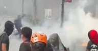 Explosión de artefacto durante marcha del 68 deja policías heridos
