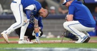 Blue Jays outfielder Lukes back in lineup for Game 2 of ALCS after bruising knee