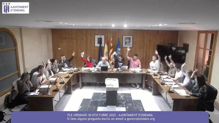 Ondara aprueba por unanimidad una modificación de crédito de 140.000 euros