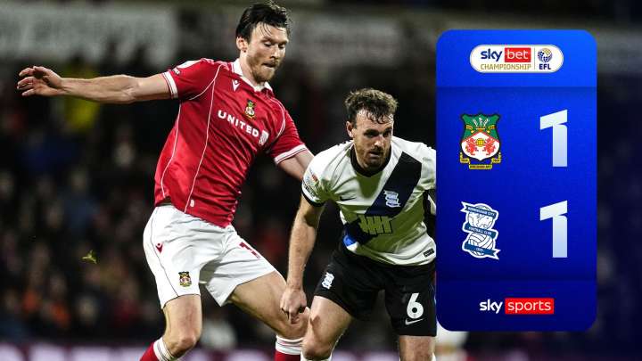 Wrexham 1-1 Birmingham City | Championship highlights