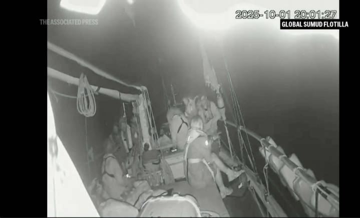 Activists say Israeli navy has begun intercepting a Gaza
