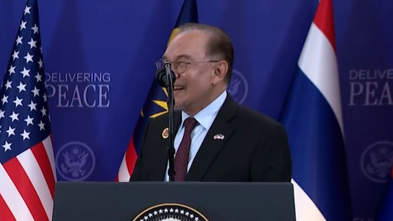 ‘I was in prison but you almost got there’ Malaysian leader jokes to Trump