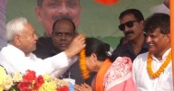 Bihar Tejashwi 'questions' Nitish after he garlands female candidate
