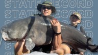 Record-breaking blue catfish caught and released in Iowa