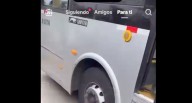 Metropolitano: pinchan llantas de bus en Estación Universidad en Comas por paro de transportistas