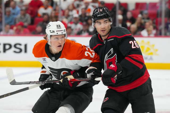 Hurricanes score OT winner after Flyers' potential game-ender nullified - The Rink Live | Coverage of youth, junior, high school and college hockey