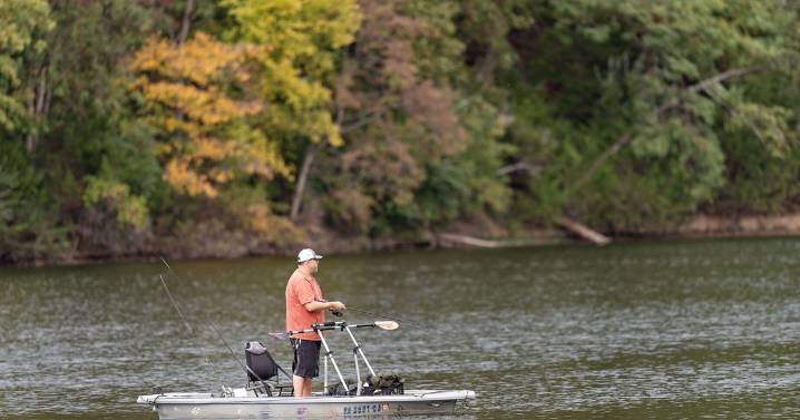 Fishing on Lake Frederick