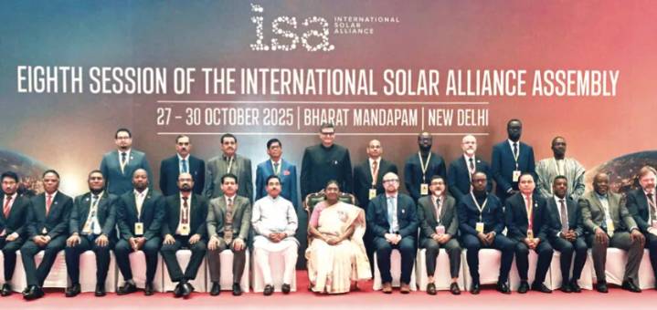 President inaugurates 8th session of International Solar Alliance Assembly