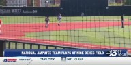 National amputee baseball team plays at Nick Denes Field