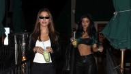 Kylie Jenner and Hailey Bieber Relive the 2010s With Teal Hair and Green Tea Boba