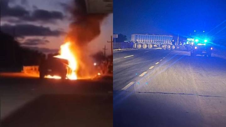 Arden carreteras de Zacatecas; ruta hacia Durango permanece cerrada 