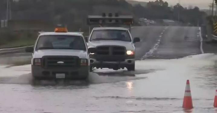 Work to fix flood-prone Highway 37 underway with law easing environmental restrictions