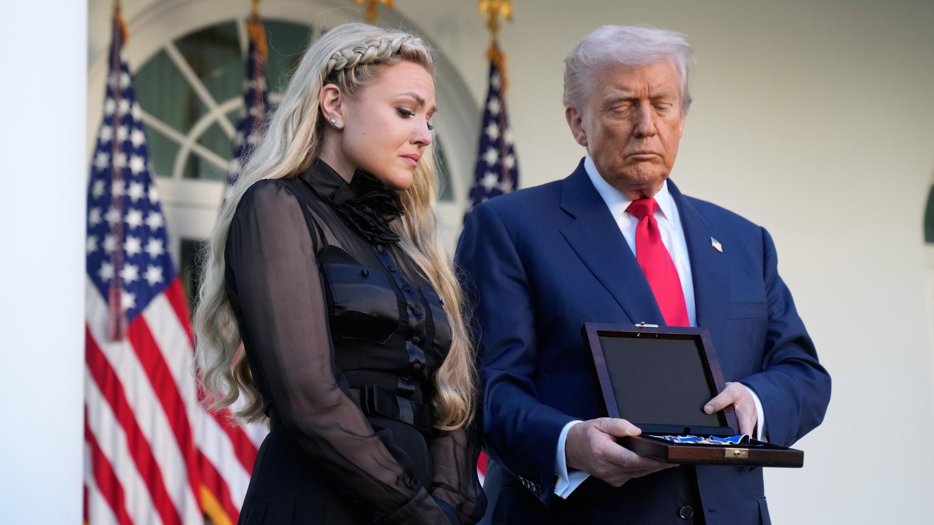 Trump honors Charlie Kirk with Presidential Medal of Freedom on what would be his 32nd birthday