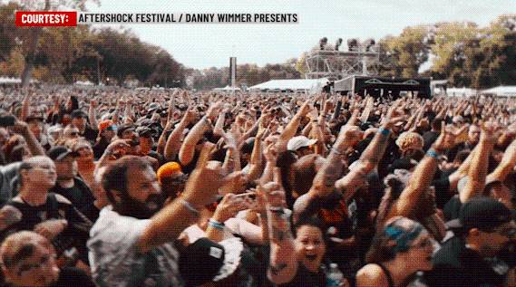 'I still get chills': Fans bring excitement and love for music to the first day of Aftershock