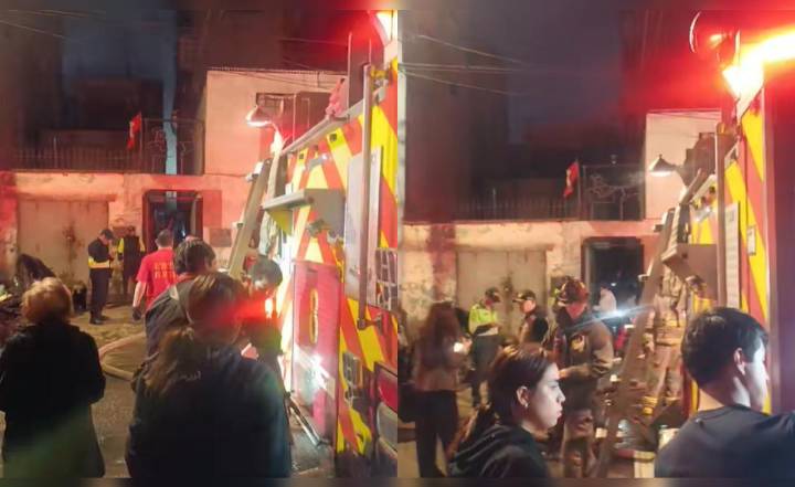Incendio de grandes proporciones arrasa con vivienda multifamiliar en La Victoria: reportan 2 heridos