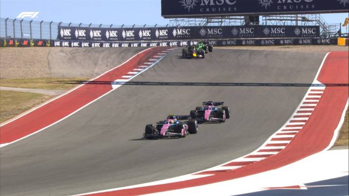 Franco Colapinto desobedeció a Alpine y superó a Gasly sobre el final del GP de Austin