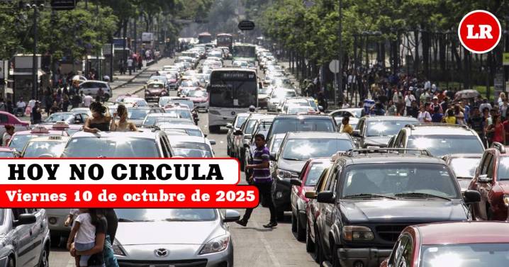 Hoy No Circula viernes 10 de octubre 2025: qué autos y placas que descansan en CDMX y Edomex