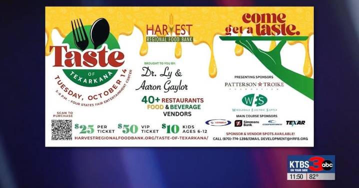 Taste of Texarkana returns for its 32nd year to support local hunger relief